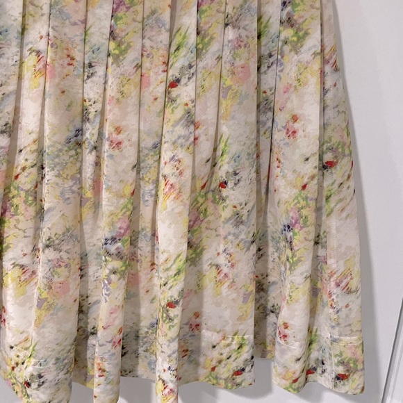 Bebe Spring Floral Pattern Skirt Pastel Print excellent used condition size S - Picture 3 of 13